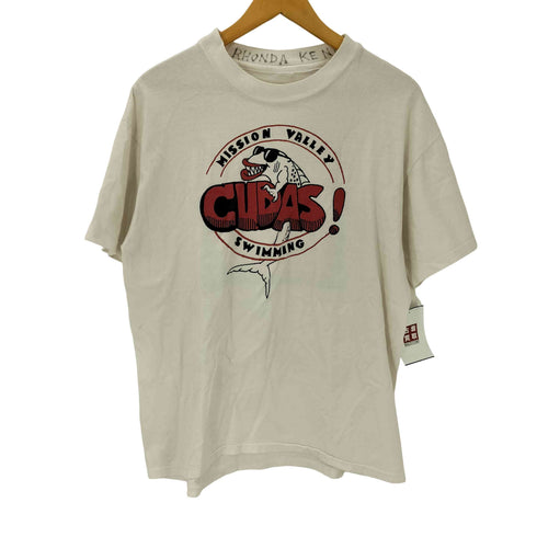 90s CUDAS MISSION VALLEY SWIMMING 裾袖シングル ヴィンテージT メンズ