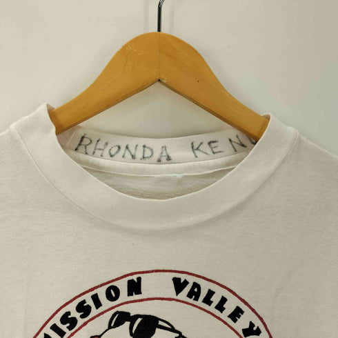 90s CUDAS MISSION VALLEY SWIMMING 裾袖シングル ヴィンテージT メンズ