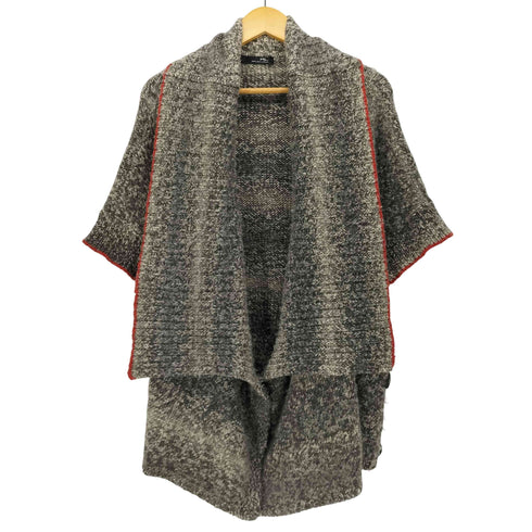 アールエルエックスラルフローレン RLX RALPH LAUREN アルパカ ウール 変形 スナップボタン セーター カーディガン レディース import:M