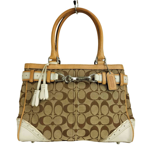 コーチ COACH シグネチャーハンドバッグ レディース