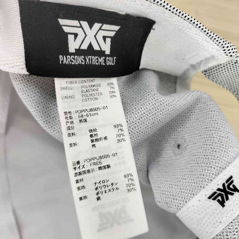 PXG ロゴ刺繍 6パネルキャップ メンズ