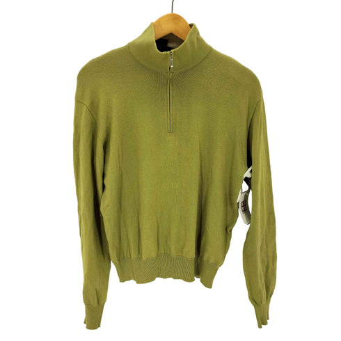 ロロピアーナ Loro Piana イタリア製 ハーフジップコットンニットプルオーバー レディース EUR:46
