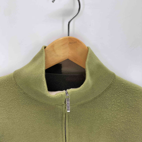 ロロピアーナ Loro Piana イタリア製 ハーフジップコットンニットプルオーバー レディース EUR:46