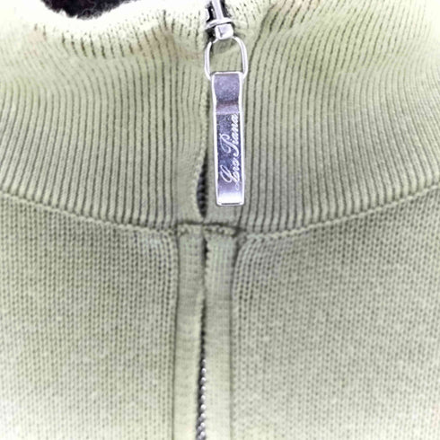 ロロピアーナ Loro Piana イタリア製 ハーフジップコットンニットプルオーバー レディース EUR:46