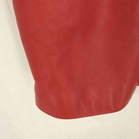 Rucon By Anna Pucci MADE INITALY Genuine Leather リアルレザー3Bテーラードジャケット レディース 46