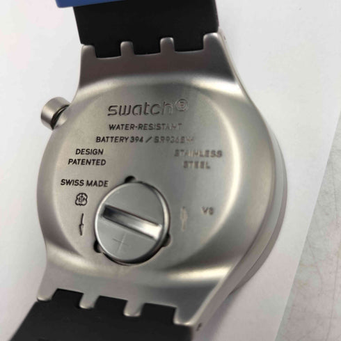 スウォッチ Swatch AZURE BLUE DAZE ビッグボールドアイロニー クオーツ 腕時計 メンズ