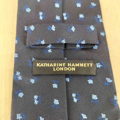 キャサリンハムネットロンドン KATHARINE HAMNETT LONDON 総柄シルクネクタイ メンズ