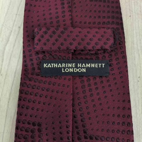 キャサリンハムネットロンドン KATHARINE HAMNETT LONDON ドット柄シルクネクタイ メンズ