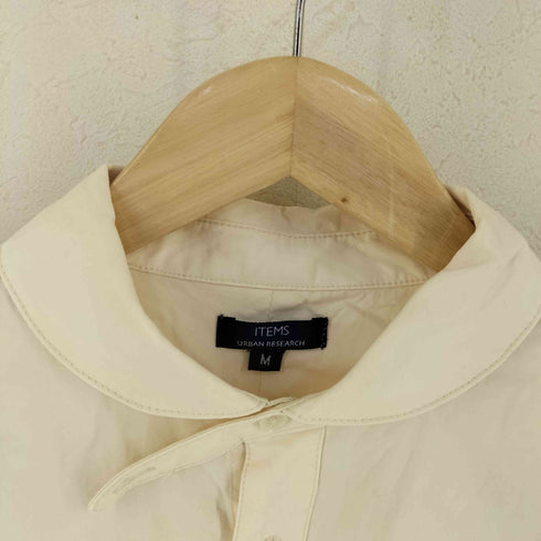 アイテムズアーバンリサーチ ITEMS URBAN RESEARCH ブロードラウンドカラーシャツ レディース JPN:M