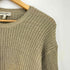 アルマーニコレツィオーニ ARMANI COLLEZIONI 80s~90s 白タグ イタリア製 コットン リブ編み メッシュ クルーネックニット メンズ EUR:48
