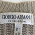 アルマーニコレツィオーニ ARMANI COLLEZIONI 80s~90s 白タグ イタリア製 コットン リブ編み メッシュ クルーネックニット メンズ EUR:48