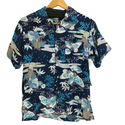 PATINA VINTAGE レーヨン100 S/S アロハシャツ レディース import:M