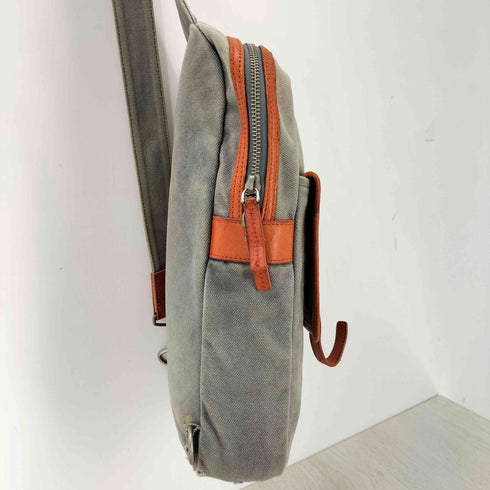 ポールスミス Paul Smith キャンバスレザーショルダーバッグ メンズ