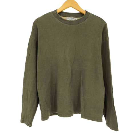 アルマーニコレツィオーニ ARMANI COLLEZIONI 80s~90s 白タグ イタリア製 クルーネック L/S Tシャツ メンズ import:M