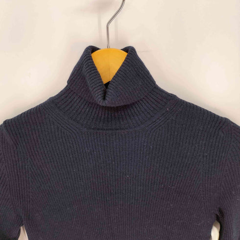スローン SLOANE 14G merino wool rib turtleneck メリノウールリブ タートルネック レディース 3