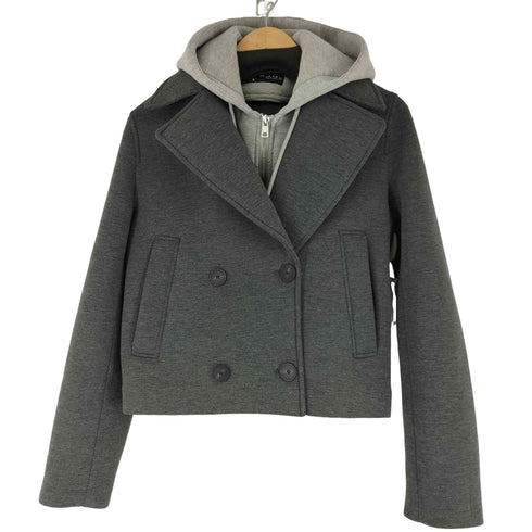 ザラ ZARA パーカーレイヤードデザイン ジャケット レディース import:S