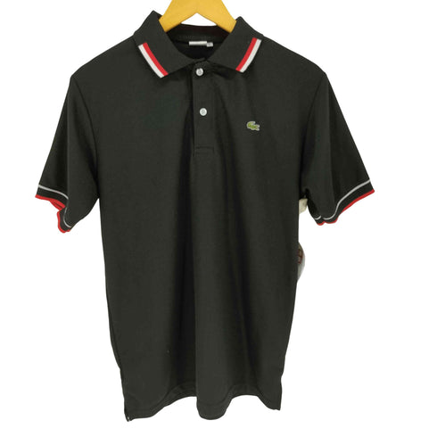 ラコステ LACOSTE 鹿の子 ロゴパッチ ポロシャツ メンズ import:L