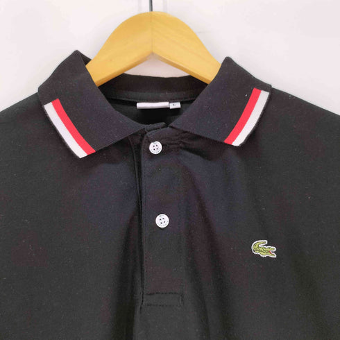 ラコステ LACOSTE 鹿の子 ロゴパッチ ポロシャツ メンズ import:L