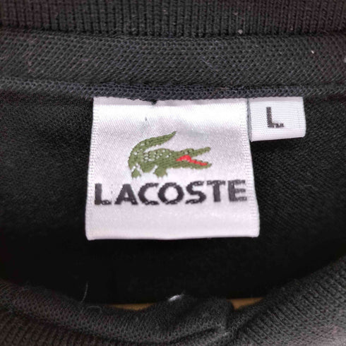 ラコステ LACOSTE 鹿の子 ロゴパッチ ポロシャツ メンズ import:L