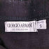 アルマーニコレツィオーニ ARMANI COLLEZIONI 80s~90s 白タグ イタリア製 ウール 同色ロゴ刺繍 Uネック ニット メンズ import:S