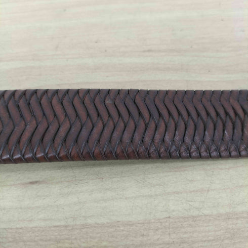 GENUINE LEATHER デザインレザーベルト Y2K レディース