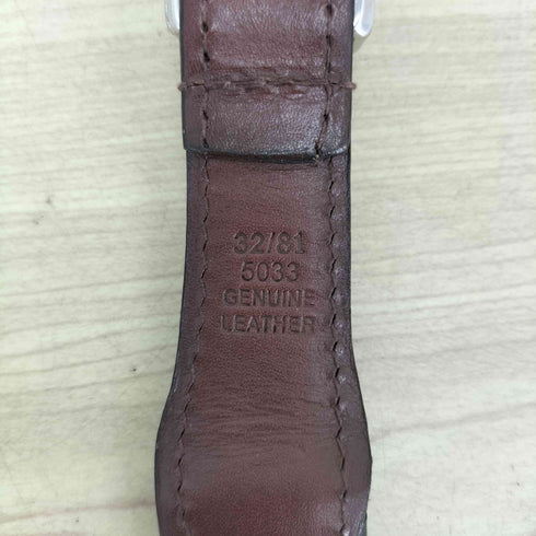 GENUINE LEATHER デザインレザーベルト Y2K レディース