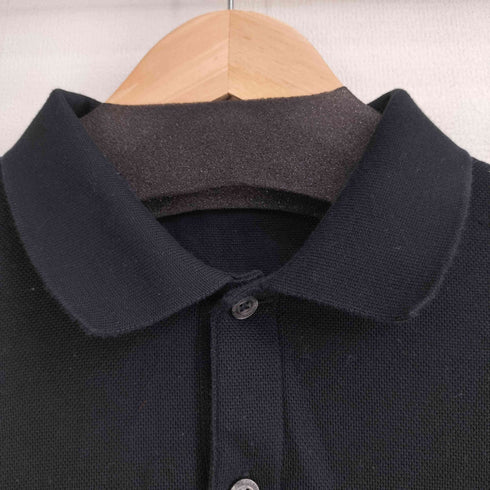 ブラックレーベルクレストブリッジ BLACK LABEL CRESTBRIDGE 鹿の子 胸ポケット チェック L/S ポロシャツ メンズ JPN:M