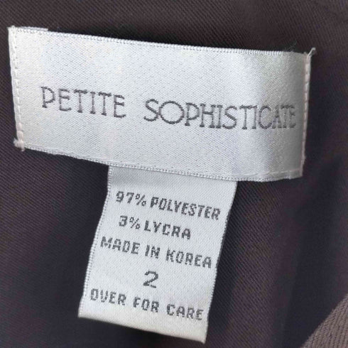 PETITE SOPHISTICATE ノースリーブ ポリワンピース レディース JPN:2