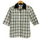 バーバリーゴルフ BURBERRY GOLF ノバチェック パイピング S/S オープンカラーシャツ レディース import:M