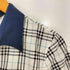 バーバリーゴルフ BURBERRY GOLF ノバチェック パイピング S/S オープンカラーシャツ レディース import:M