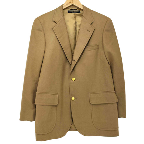 ブルックスブラザーズ BROOKS BROTHERS 90s 背抜き 金ボタン ウール 段返り3B テーラードジャケット メンズ A6