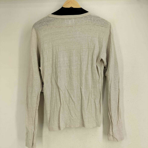 アニエスベーオム Agnes b.homme リネン100 ヘンリーネック L/S シャツ メンズ JPN:1