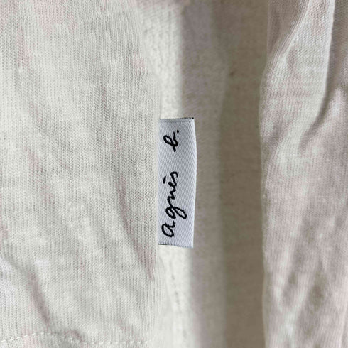 アニエスベーオム Agnes b.homme リネン100 ヘンリーネック L/S シャツ メンズ JPN:1