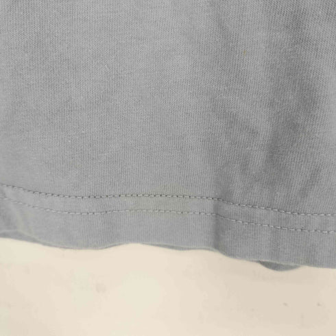 Hauls グラフィック ロゴ プリント クルーネック ドッキング ロングスリーブ Tシャツ レディース FREE