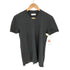 アルマーニコレツィオーニ ARMANI COLLEZIONI 80s~90s 白タグ イタリア製 コットン 同色ロゴ刺繍 Uネック S/S Tシャツ メンズ import:L