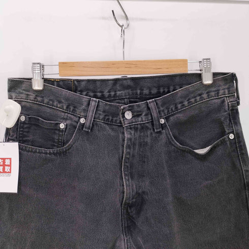 リーバイス Levis 505 ブラック デニム パンツ ボタン裏 4649 刻印 メンズ 34×30