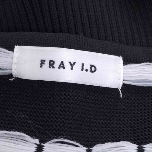 フレイアイディー FRAY I.D 24AW シアーボーダーニットワンピース レディース ONE SIZE