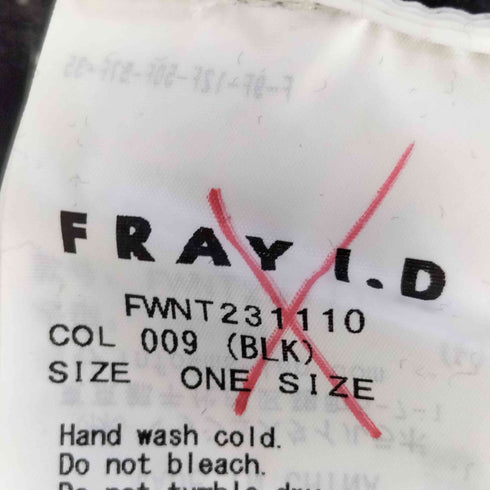 フレイアイディー FRAY I.D ダブルラッフルスリーブニット レディース ONE SIZE