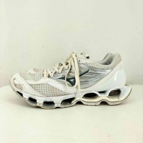 ミズノ MIZUNO Wave Prophecy 13 S White Silver メンズ JPN:27.5