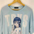 トラヴァストウキョウ TRAVAS TOKYO キャラクター コラボ ロゴ プリント クルーネック Tシャツ レディース FREE