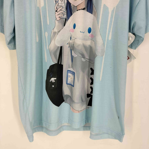 トラヴァストウキョウ TRAVAS TOKYO キャラクター コラボ ロゴ プリント クルーネック Tシャツ レディース FREE