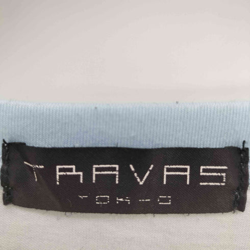 トラヴァストウキョウ TRAVAS TOKYO キャラクター コラボ ロゴ プリント クルーネック Tシャツ レディース FREE