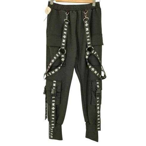レフレム REFLEM Harness ROGO Belt Cargo Pants ハーネスロゴベルトカーゴパンツ メンズ FREE