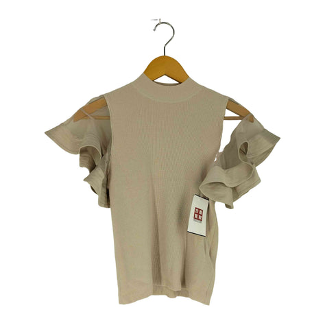 フレイアイディー FRAY I.D ラッフルスリーブハイネックプルオーバー レディース ONE SIZE