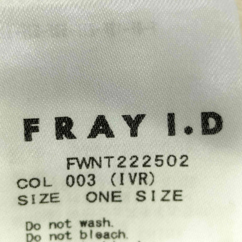 フレイアイディー FRAY I.D ラッフルスリーブハイネックプルオーバー レディース ONE SIZE