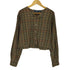ラルフローレン RALPH LAUREN マドラスチェック ノーカラーブラウス classic fit レディース JPN:L