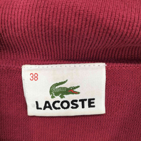 ラコステ LACOSTE ロゴ刺繍 コットン ハイネックニット レディース JPN:38