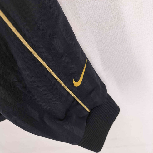 ナイキ NIKE ロゴ刺繍 バックプリント ストライプ トラックジャケット メンズ import:M