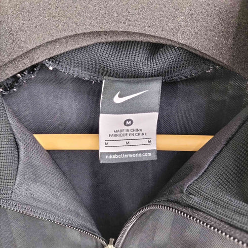 ナイキ NIKE ロゴ刺繍 バックプリント ストライプ トラックジャケット メンズ import:M