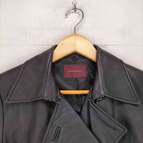 primnation lamb leather レザートレンチ レディース 9AR